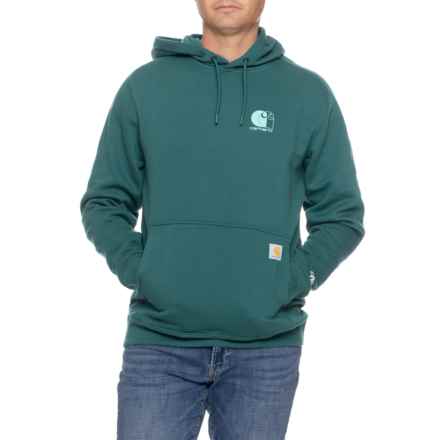 Carhartt 107064 Force® Logo Hoodie - Factory Seconds in Greenstone