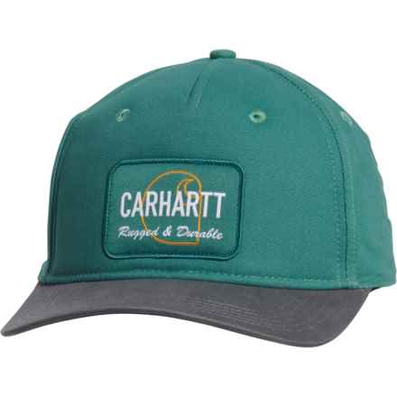 Carhartt 195836 Rugged Patch Baseball Cap (For Men) in Slate Green
