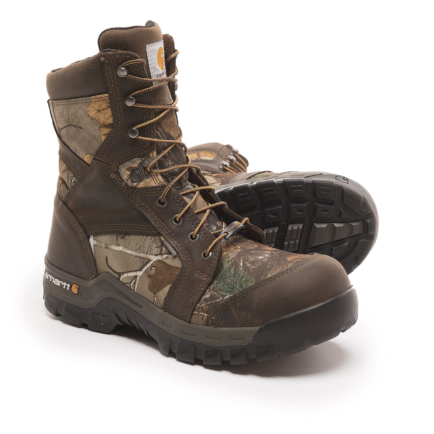 Carhartt 8” Rugged Flex Work Boots – Waterproof, Insulated, Composite ...