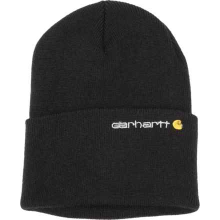 Carhartt A164 Knit Cuffed Beanie (For Men) in Black