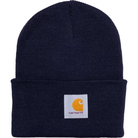 Carhartt A18 Knit Cuffed Beanie - Factory Seconds in Navy