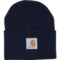 Carhartt A18 Knit Cuffed Beanie - Factory Seconds in Navy