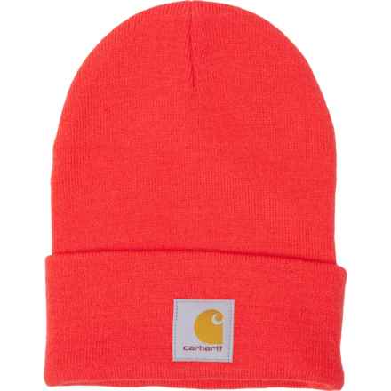 Carhartt A18 Knit Cuffed Beanie (For Men) in Bittersweet