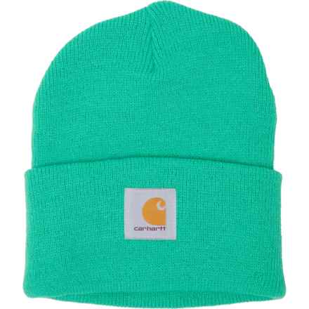 Carhartt A18 Knit Cuffed Beanie (For Men) in Malachite