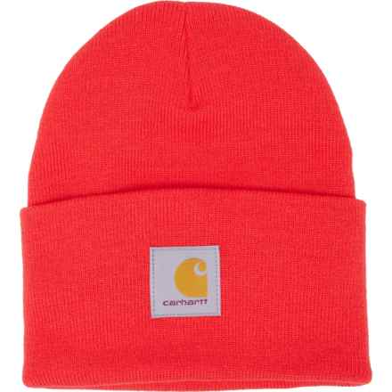 Carhartt A18 Knit Cuffed Beanie in Bittersweet