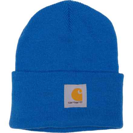 Carhartt A18 Knit Cuffed Beanie in Blue Glow