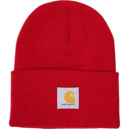 Carhartt A18 Knit Cuffed Beanie in Crabapple