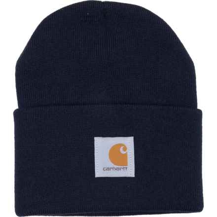 Carhartt A18 Knit Cuffed Beanie in Navy