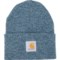 Carhartt A18 Knit Cuffed Beanie in Night Blue/Alpine Blue Marl