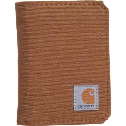 Carhartt B0000236 Duck Trifold Wallet (For Men) in Carhartt Brown