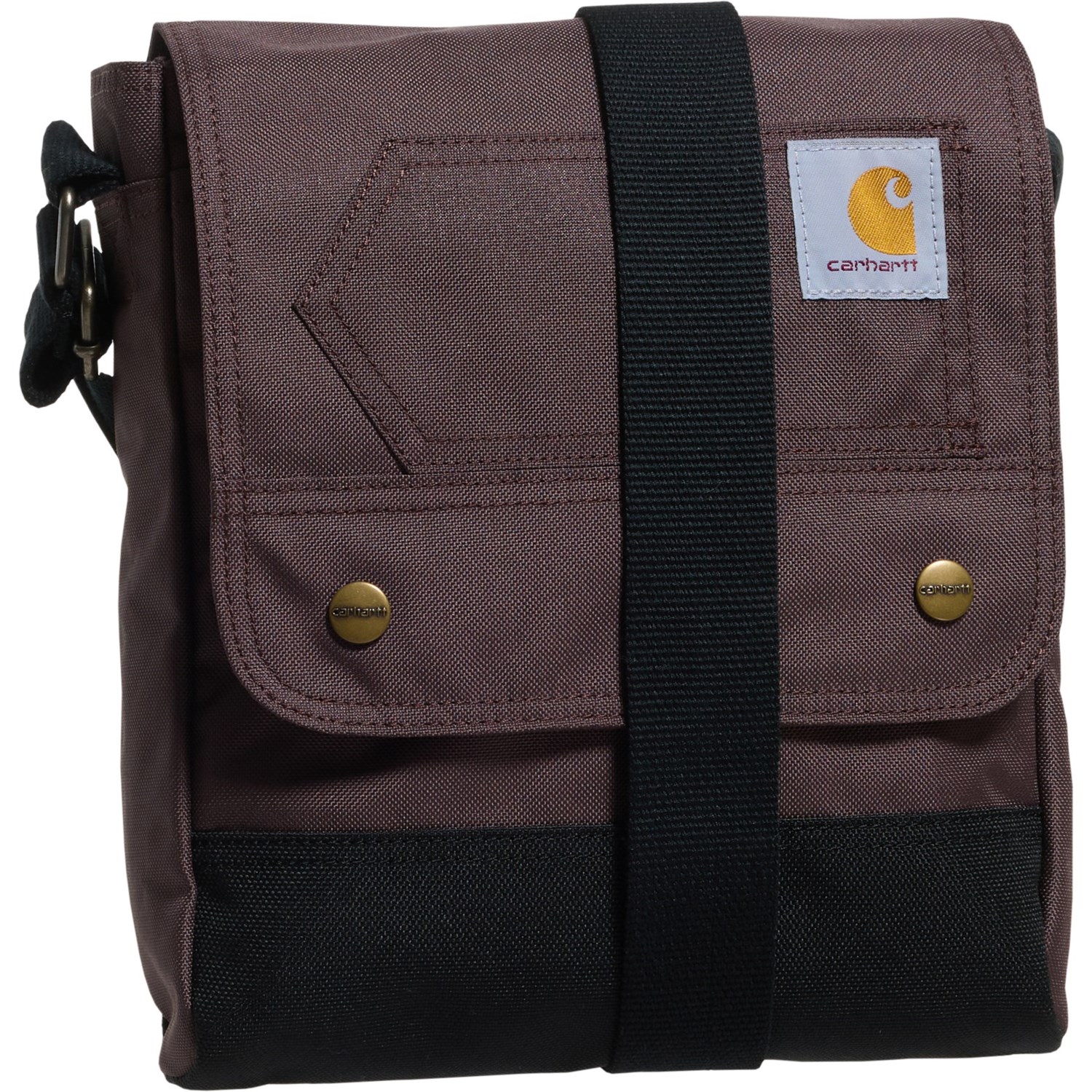 (取寄) カーハート クロスボディ スナップ バッグ Carhartt B0000377 Crossbody Snap Bag Wine carhartt-b0000377-crossbody-