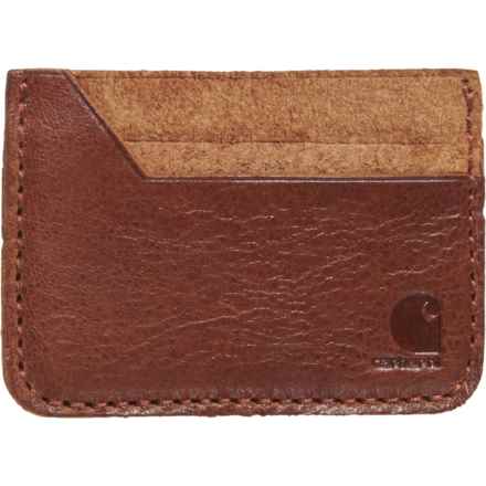 Carhartt B0000390 Patina Front Pocket Wallet - Leather (For Men) in Chocolate Brown