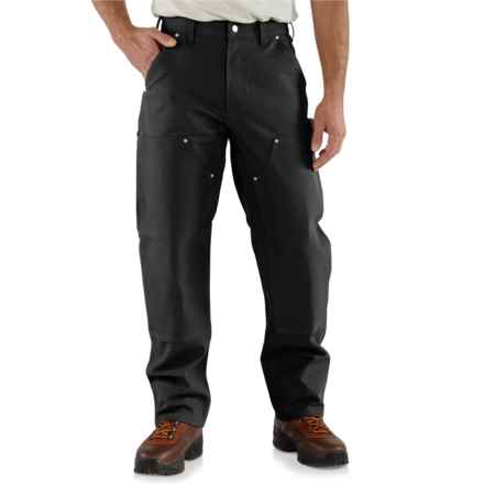 Carhartt B01 Loose Fit Firm Duck Utility Work Pants in Black