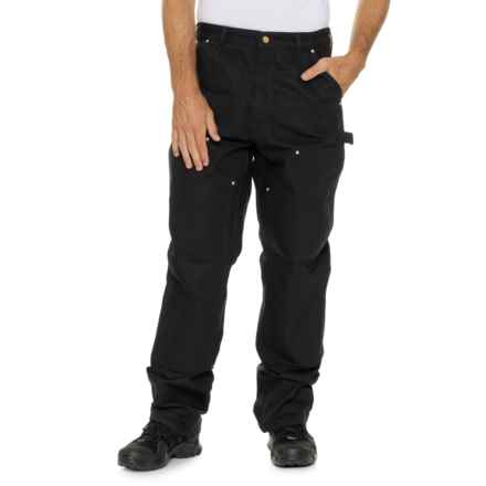 Carhartt B01 Loose Fit Firm Duck Utility Work Pants in Black