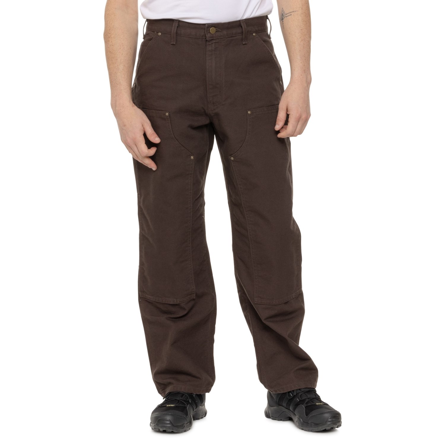 Carhartt B136 Washed Duck Double-Front Work Dungarees