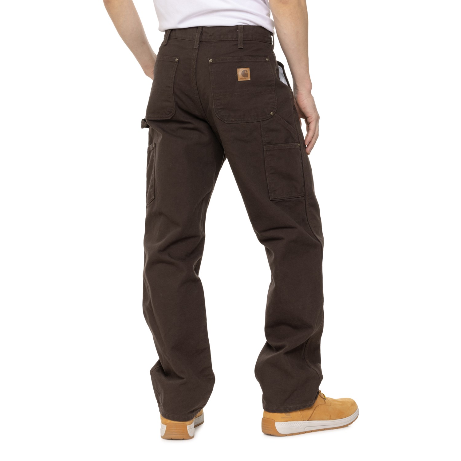 Carhartt B136 Washed Duck Double-Front Work Dungarees