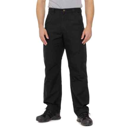 Carhartt B151 Loose Fit Canvas Work Dungaree Pants - Factory Seconds in Black