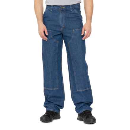 Carhartt B73 Loose Fit Heavyweight Double-Front Logger Jeans in Darkstone