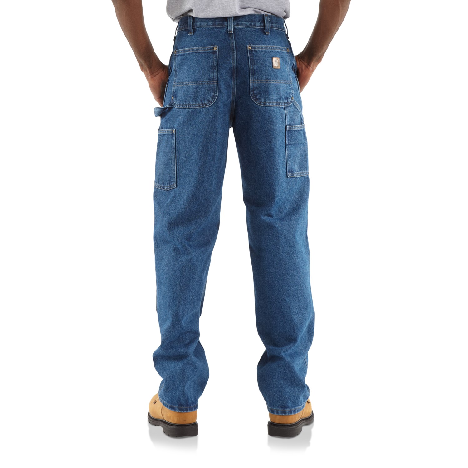 Carhartt B73BT OriginalFit Washed Logger DoubleFront Work Jeans (For