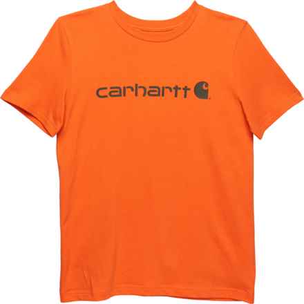 Carhartt Big Boys CA6156 Graphic T-Shirt - Short Sleeve in Exotic Orange
