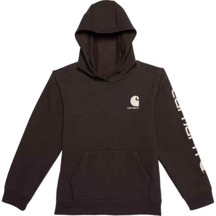 Carhartt Big Boys CA6480 Casual Hoodie in Mustang Brown