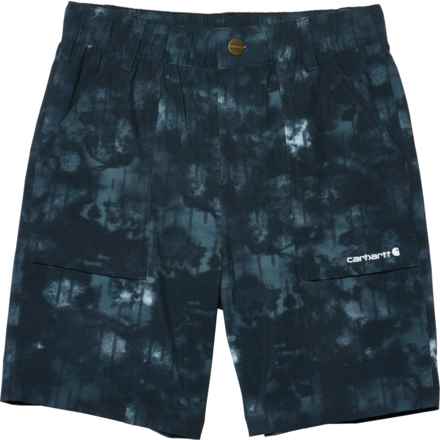 Carhartt Big Boys CH8325 Rugged Flex® LWD Shorts in Caviar Blk