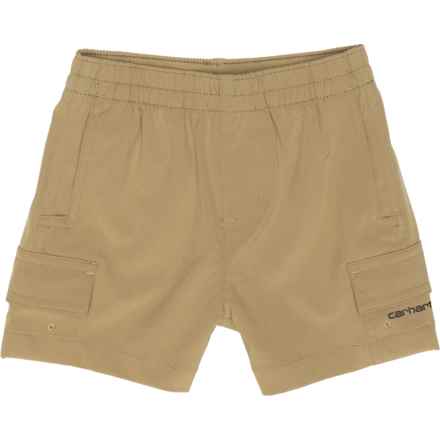 Carhartt Big Boys CH8332 Rugged Flex® Ripstop Work Shorts in Beige