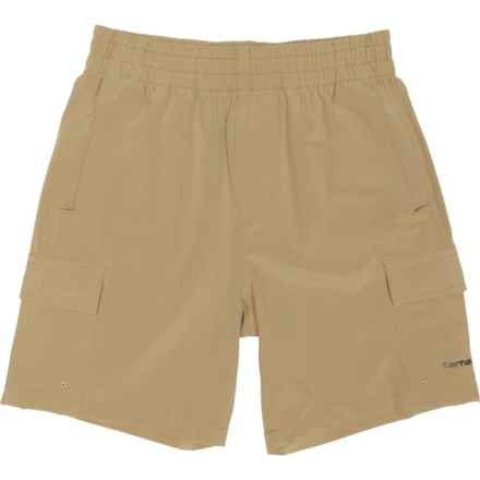 Carhartt Big Boys CH8332 Rugged Flex® Ripstop Work Shorts in Beige