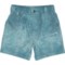 Carhartt Big Boys CH8336 LWD Cloud Camo Shorts in Dark Teal Bl