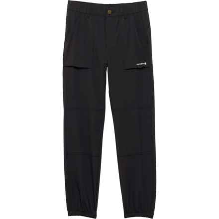 Carhartt Big Boys CK8443 Rugged Flex® Loose Fit Utility Joggers in Caviar Black