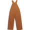 5NMXW_2 Carhartt Big Boys CM8625 Loose Fit Canvas Bib Overalls - Insulated