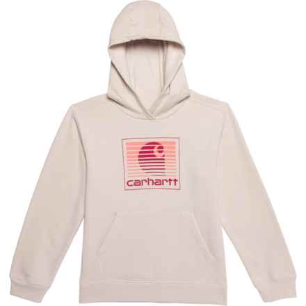 Carhartt Big Girls CA Graphic Hoodie in Malt