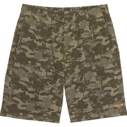 Carhartt Big Girls CH9299 Rugged Flex® Camo Ripstop Shorts in 212 Camo Print