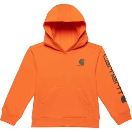 Carhartt Boys CA6272 Graphic Hoodie in Exotic Orange