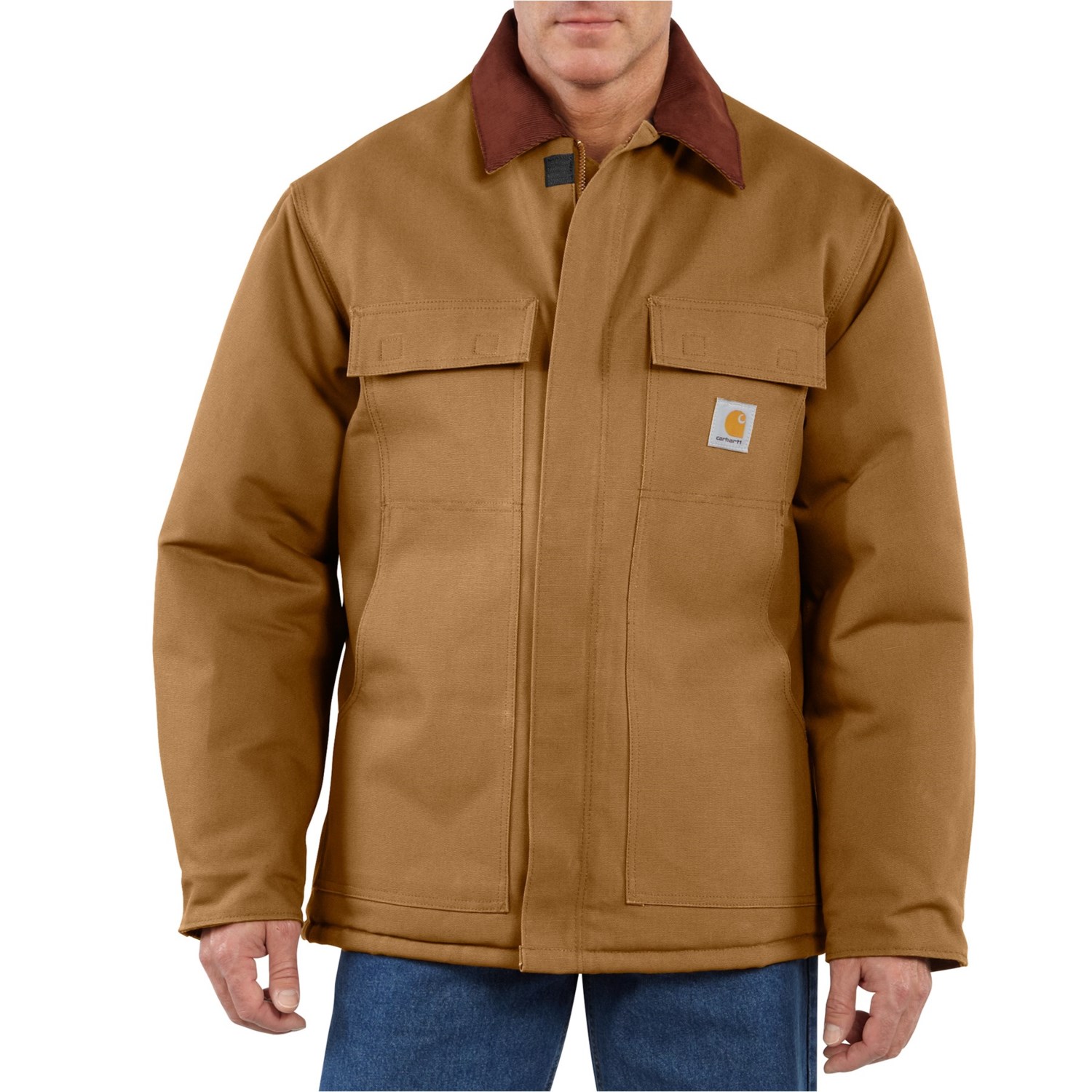 Carhartt C003 Traditional Quilt-Lined Duck Work Coat (For Big and Tall Men)