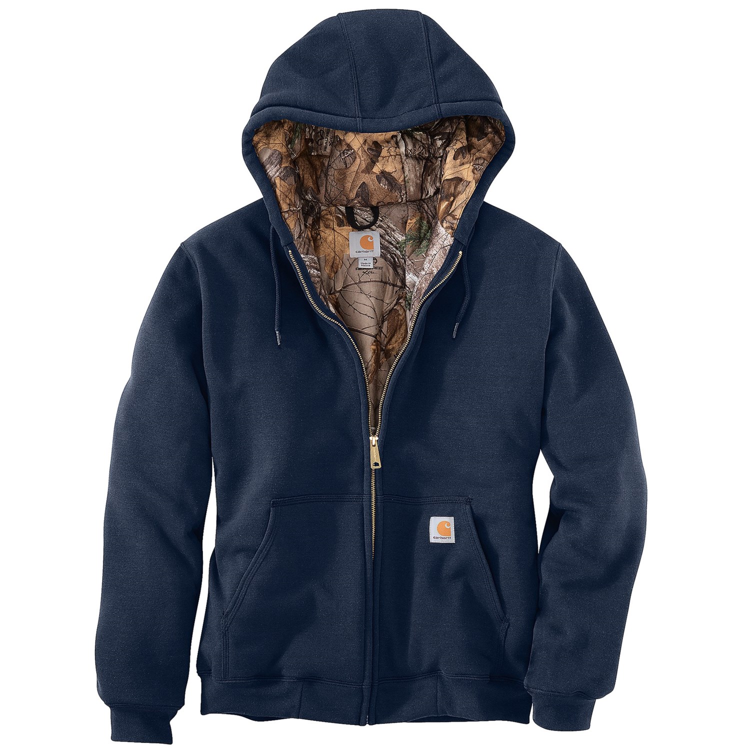Carhartt Camo 3-Season Hoodie - Quilt Lined, Full Zip (For Big and Tall ...