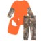 408JA_2 Carhartt Camo Baby Bodysuit, Bib and Pants Set - Long Sleeve (For Infant Boys)