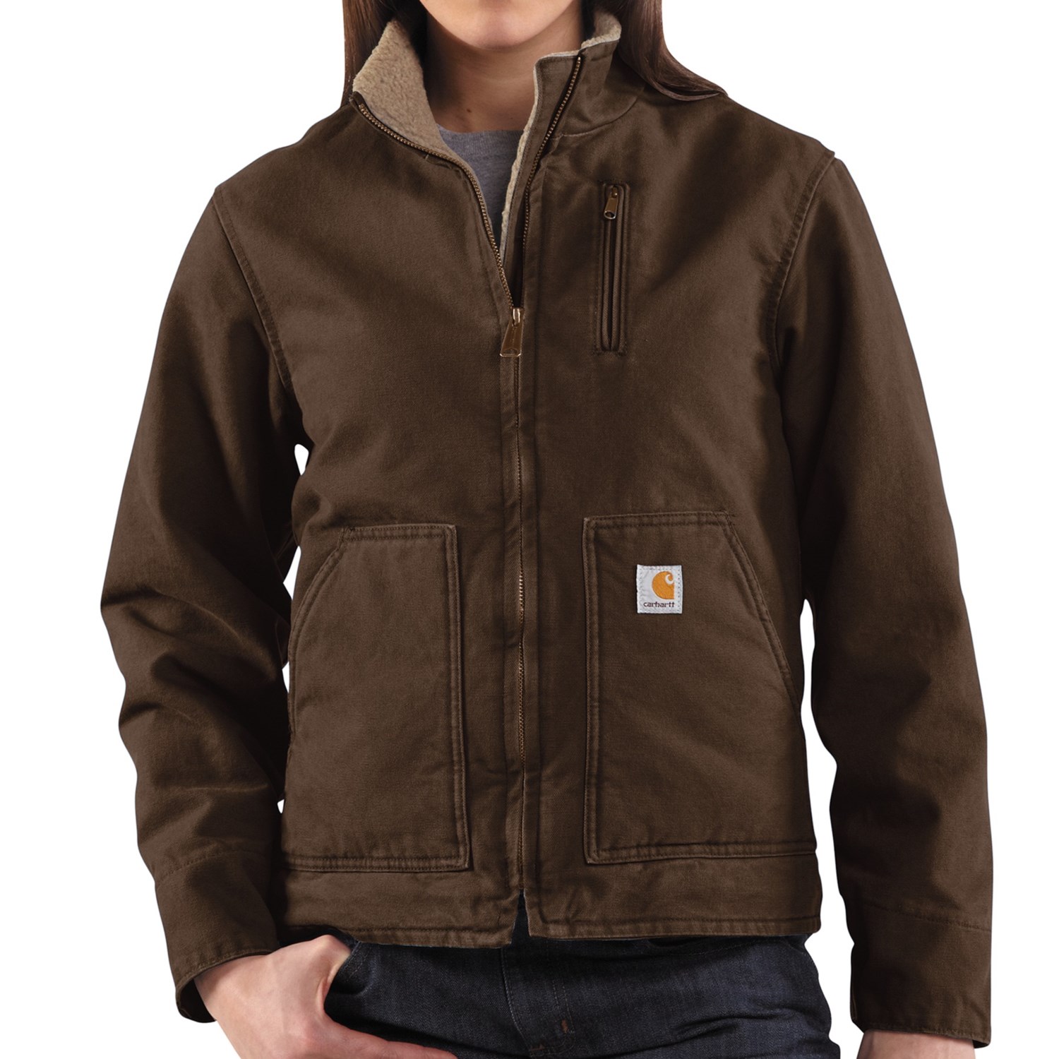 Carhartt Canyon Sandstone Jacket - Sherpa Lined (For Women)