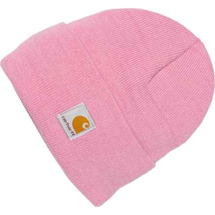 Carhartt CB8905 Acrylic Watch Hat (For Big Girls) in Rosebloom