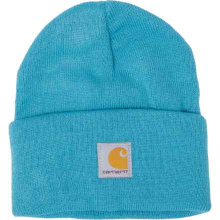 Carhartt CB8905 Acrylic Watch Hat (For Big Girls) in Turquoise