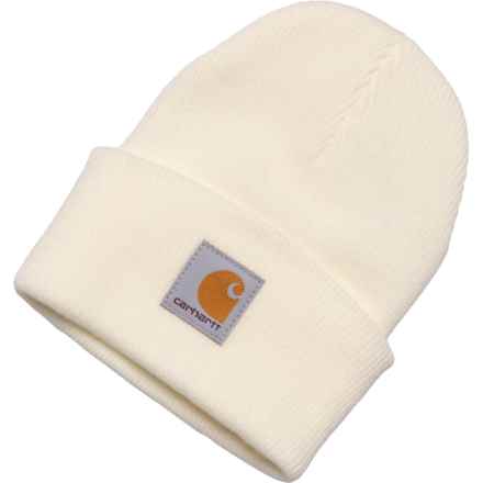 Carhartt CB8905 Acrylic Watch Hat (For Kids) in Marshmallow/Cream