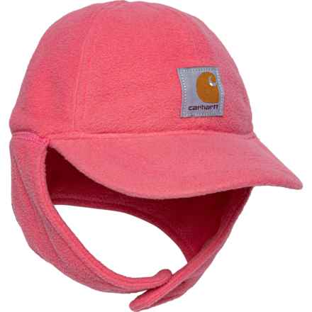 Carhartt CB8987 Fleece Trapper Hat (For Toddler Boys and Girls) in Pink Lemonade