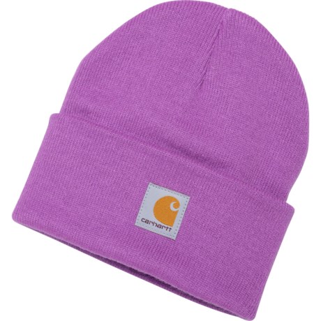 Carhartt CB899 Acrylic Watch Hat (For Girls) in Iris Orchid