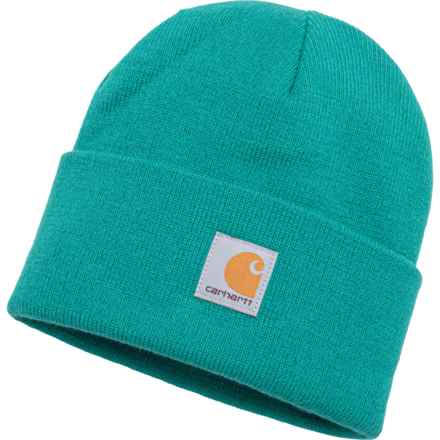Carhartt CB8992 Knit Beanie (For Boys and Girls) in Turquoise/Aqua