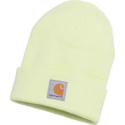Carhartt CB8992 Knit Beanie (For Toddler Boys and Girls) in Lime Cream