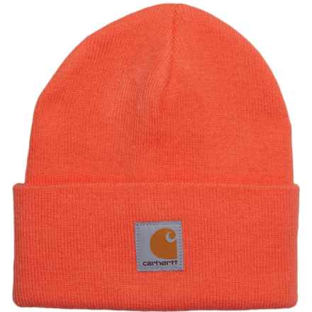 Carhartt CB8992 Knit Winter Beanie (For Big Girls) in Living Coral