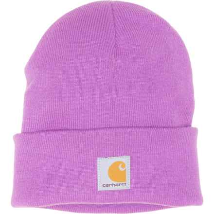 Carhartt CB8994 Acrylic Watch Hat (For Kids) in Orchid