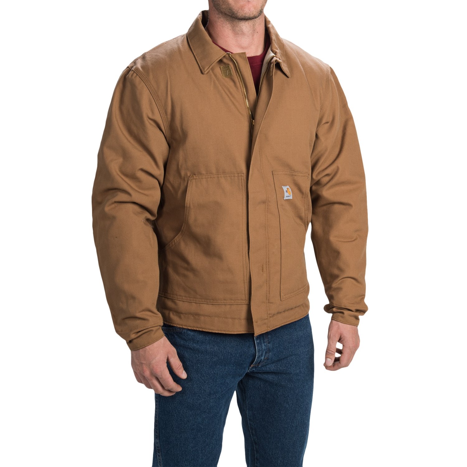 Carhartt Flame-Resistant Midweight Canvas Dearborn Jacket (For Men)