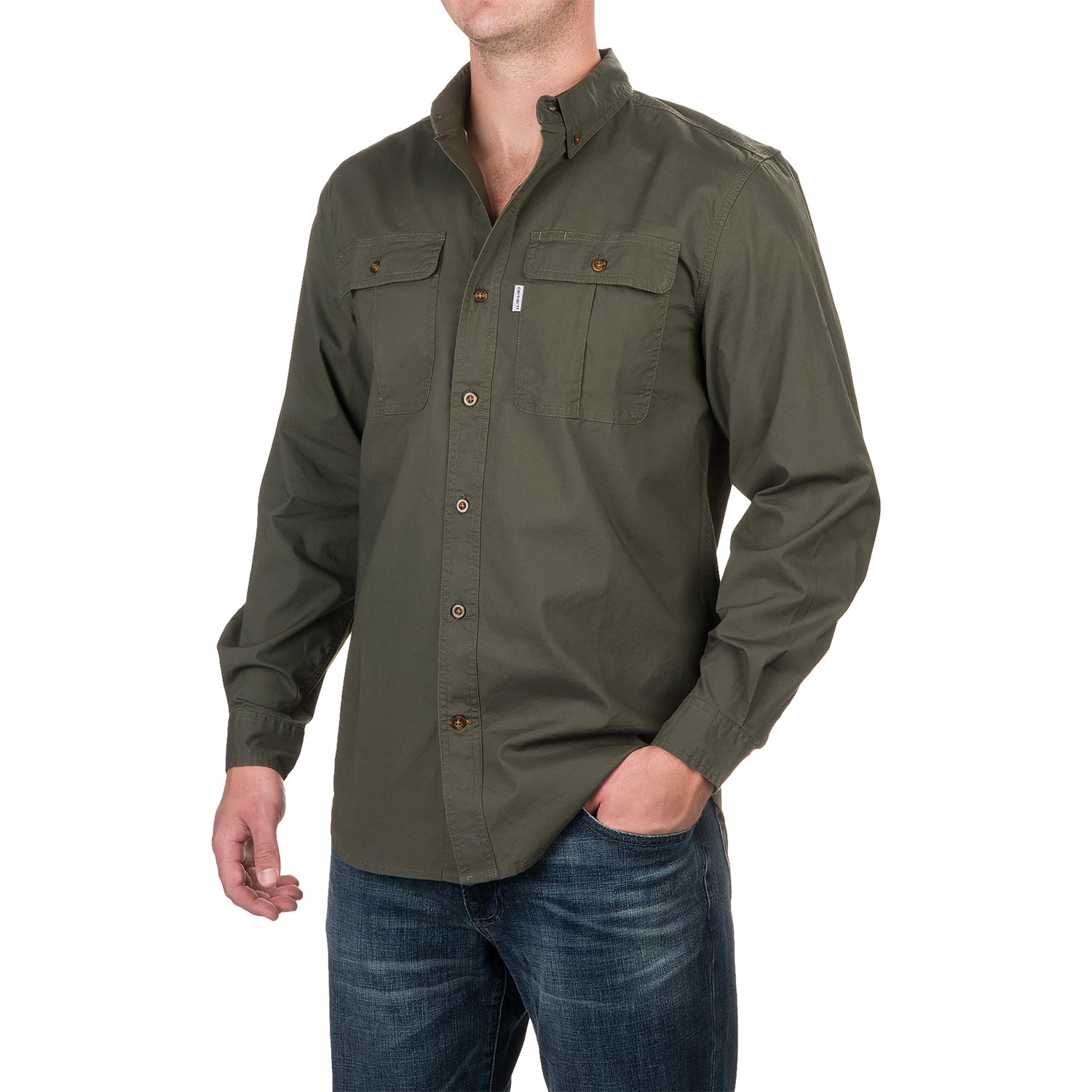 long sleeve carhartt work shirts