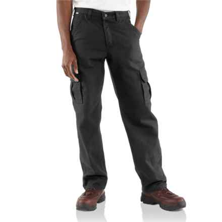 Carhartt FRB240 Flame-Resistant Canvas Cargo Pants - Factory Seconds in Black